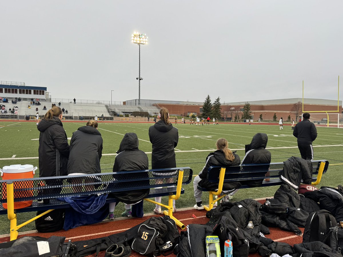 Raider soccer girls battling it out in South Lyon. Late second in the 2nd half 1-2.