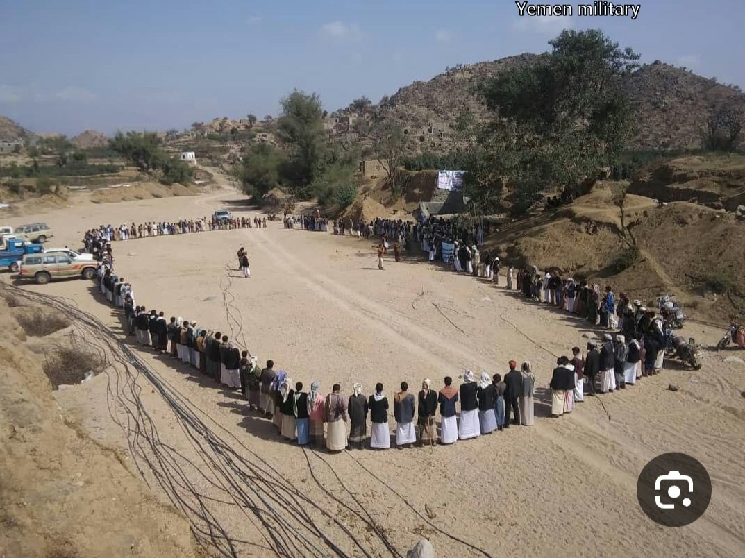 Yemen Military 🇾🇪 (@yemenimilitary) on Twitter photo <a href="/realDonaldTrump/">Donald J. Trump</a> Does the United States take pride in such an act?
It was a tribal gathering that had nothing to do with your ships. You failed to achieve any military target, so you bombed civilians instead. <a href="/realDonaldTrump/">Donald J. Trump</a> Does the United States take pride in such an act?
It was a tribal gathering that had nothing to do with your ships. You failed to achieve any military target, so you bombed civilians instead.