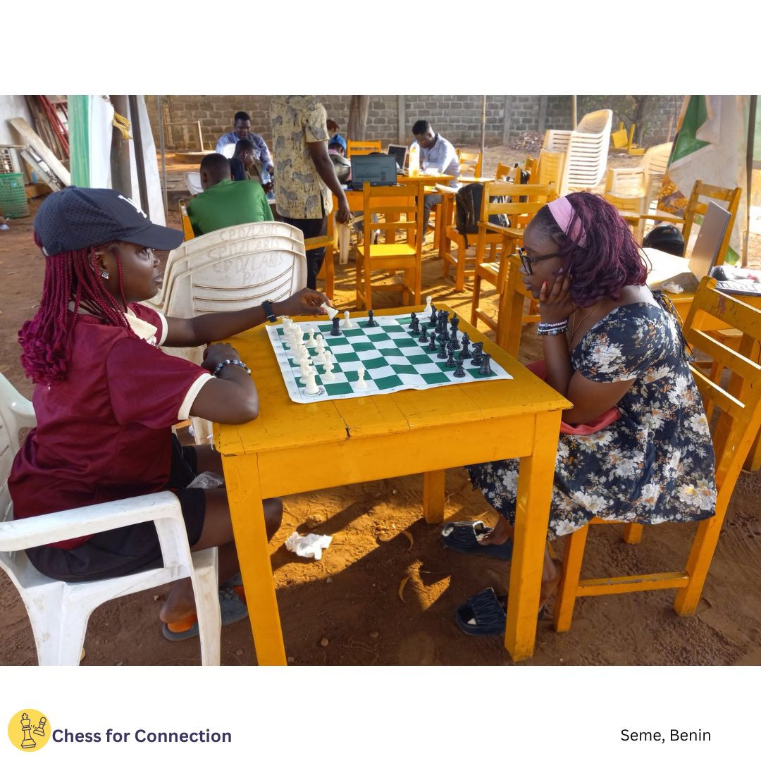 ChessForCXT's tweet image. 🇨🇦 Chess for Connection in Action at Seme, Benin 🇧🇯
🌟We are proud to collaborate with the GEN in Benin on Francophonie with Women through Chess, an ongoing initiative celebrating World Francophonie Week and connecting girls and young women to valuable opportunities.