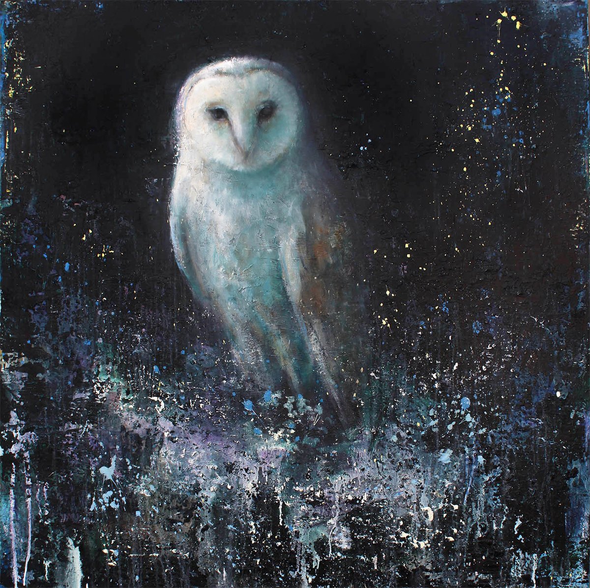 "Pause For The Silence" 
⁠
A piece like this transforms a space. Whether placed in a home or an office, it brings with it a quiet strength—a grounded sense of wonder that commands attention and inspires reflection.⁠
⁠
Details: "Pause For The Silence", 50" x 50", mixed media