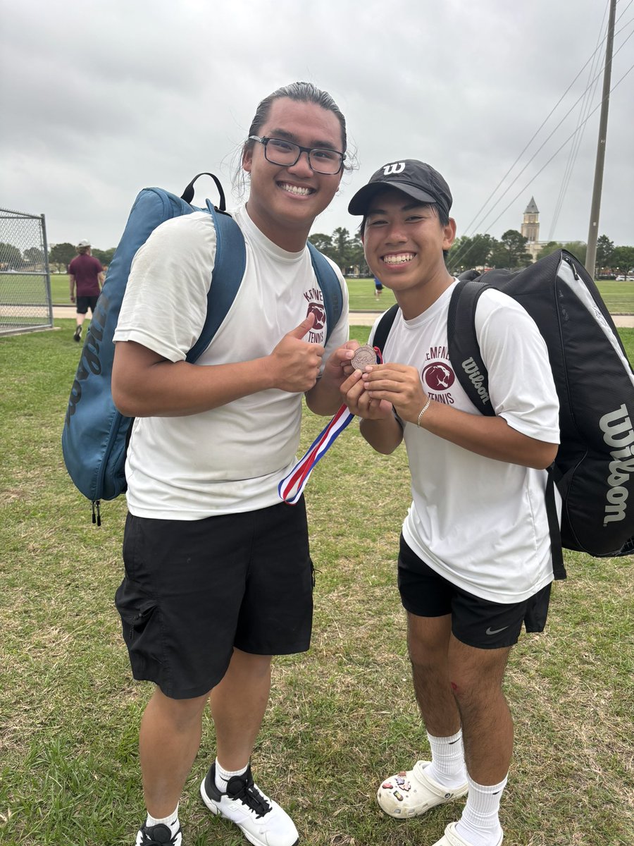 Hardware Alert from the Katy ISD Invitational-captured several medals in the B Division. Good job Cougar Tennis!