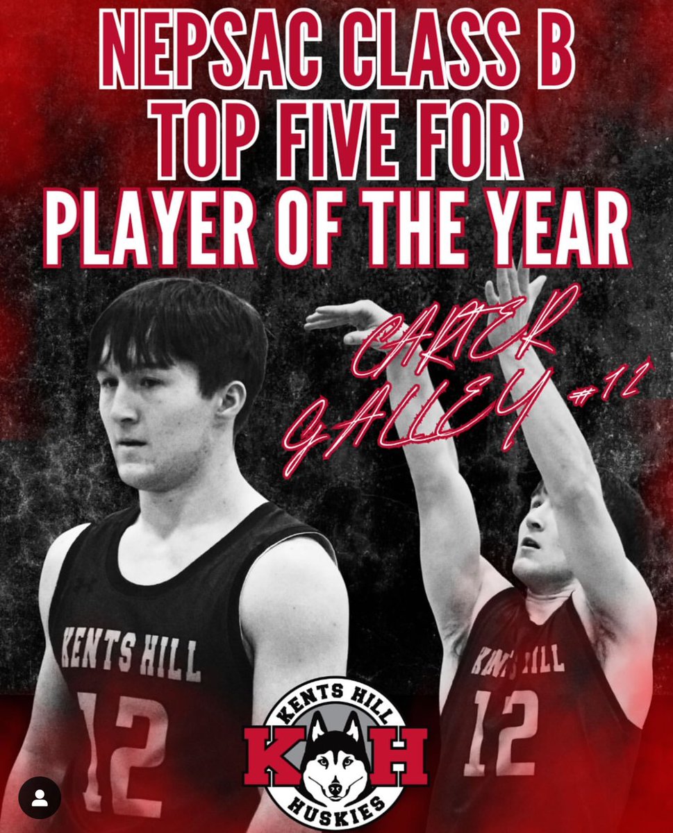 Carter Galley 25’, congrats on being a finalist for NEPSAC player of the year!