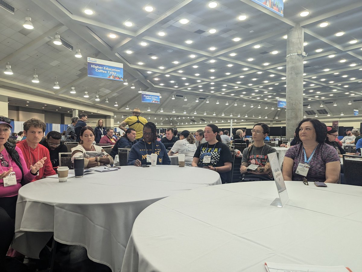 MavrekNY's tweet photo. With 20+ participants, our @SHAPEAmerica PE Council Coffee Talk: Grant Writing in PE was eventually the most attended Coffee Talk ever ✌️🔥. Thank you all for participating and contributing! #SHAPEBaltimore #SHAPEAmerica #physed https://t.co/FGb1SBLuCn