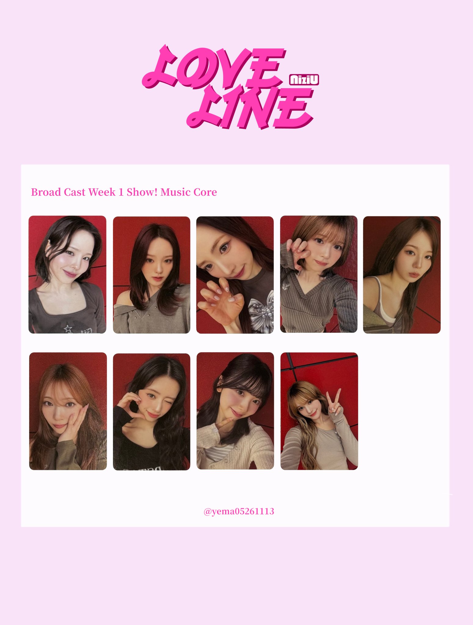 NiziU LOVE LINE 事前収録 サノク トレカ 2 ミイヒ - メルカリ