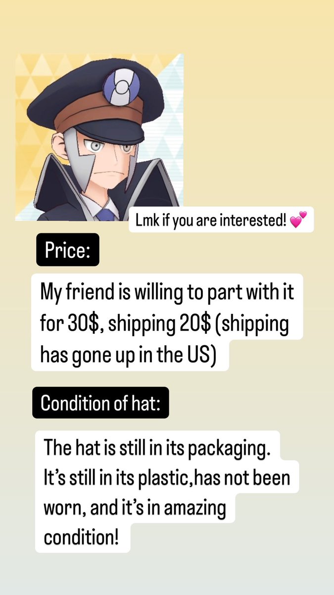 cybrdome's tweet photo. ‼️SUBMAS MOOTIES‼️

NEED TO SELL FRIEND’S SUBWAY BOSS INGO HAT IMMEDIATELY!! All information below in posts.

If you are interested please dm me!! 💗💗💗 

#submas #sbms #pokemon #subwaybossingo #subwaymasteringo https://t.co/qo87QiTIMb