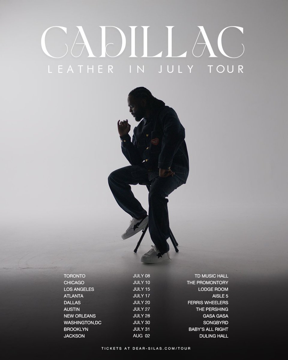dearsilas's tweet image. TOUR starts in JULY! What songs yall wanna hear? Ticket link in the comment section!🙏🏾