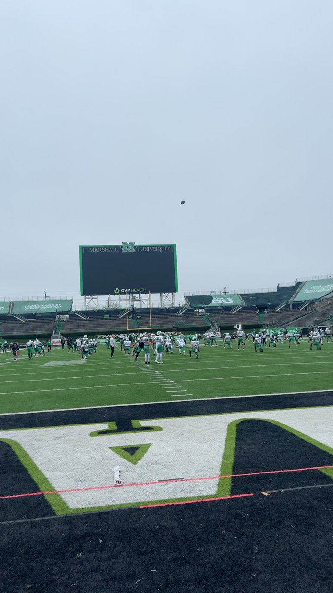 rucker_cayden's tweet image. Had an amazing day @HerdFB. Thanks @CoachTonyGibson @Coach_BMcClain @CoachQ___ for the great experience. Can’t wait to be back down for camp. @DJRSwework