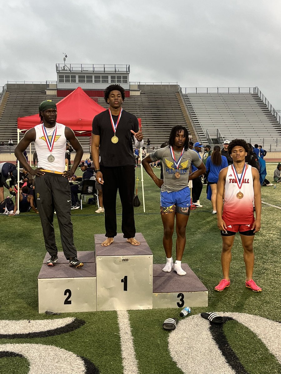 Survive and Advance! Congratulations Colin Benton for advancing to the Area Meet in the 200m DASH! #TomballFAST