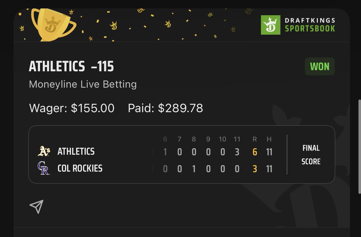 Eazymoneypickss's tweet photo. ♦️Love the reactions❤️
♠️Live Proof of why I love helping people Win✅💰
♦️ Pm me to get a great deal Today🤝🔥
#SportsGambling #DraftKings #SportsBettingX https://t.co/SWQvt4joMV
