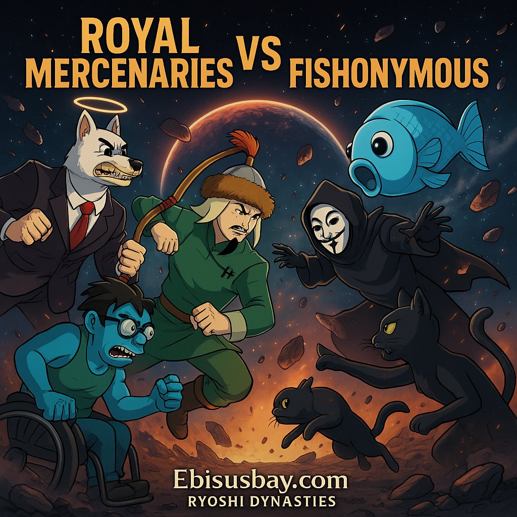 Can you dig it? Only on <a href="/EbisusBay/">Ebisu's Bay | GameFi - NFT Market - DEX</a>  Ryoshi Dynasties. 😎🥷🍻