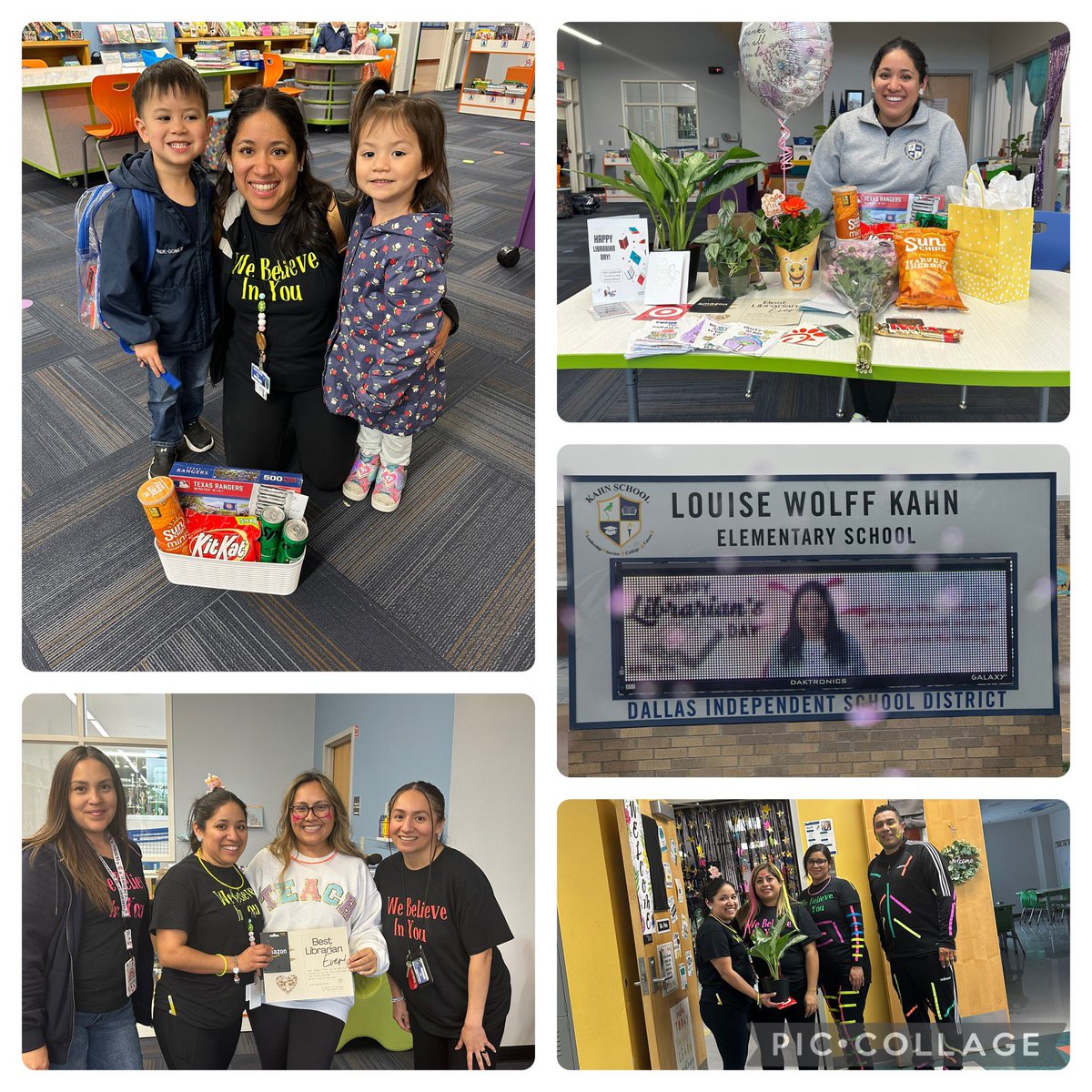 Mrs. Vargas (@kahn_library) on Twitter photo Felt all the love today from my Kahn Family! It is an honor to work alongside such caring people. Not pictured: the many many hugs I received from my students. My heart is filled with so much joy. ♥️ <a href="/DISD_Libraries/">Dallas ISD Libraries</a> <a href="/KahnElementary/">L. W. Kahn Elementary</a> #NationalSchoolLibrarianDay Felt all the love today from my Kahn Family! It is an honor to work alongside such caring people. Not pictured: the many many hugs I received from my students. My heart is filled with so much joy. ♥️ <a href="/DISD_Libraries/">Dallas ISD Libraries</a> <a href="/KahnElementary/">L. W. Kahn Elementary</a> #NationalSchoolLibrarianDay