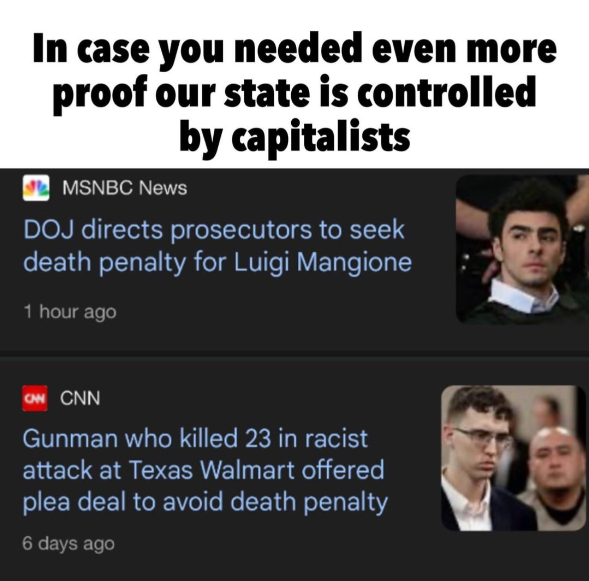 AwakenWiki's tweet photo. The murder of a single rich person is clearly more important than the mass murder of 23 people!

#Awake #Awakening #Freedom https://t.co/rxx15fKhU1