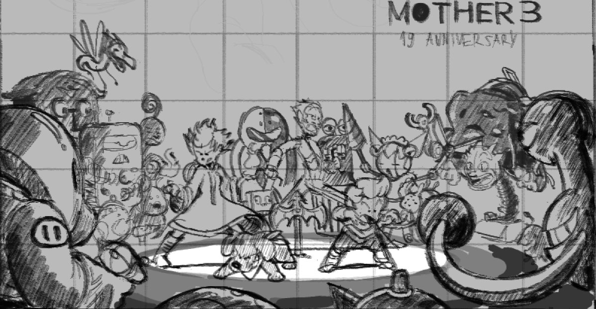 scribblespace_'s tweet image. mom 3 fanart wip