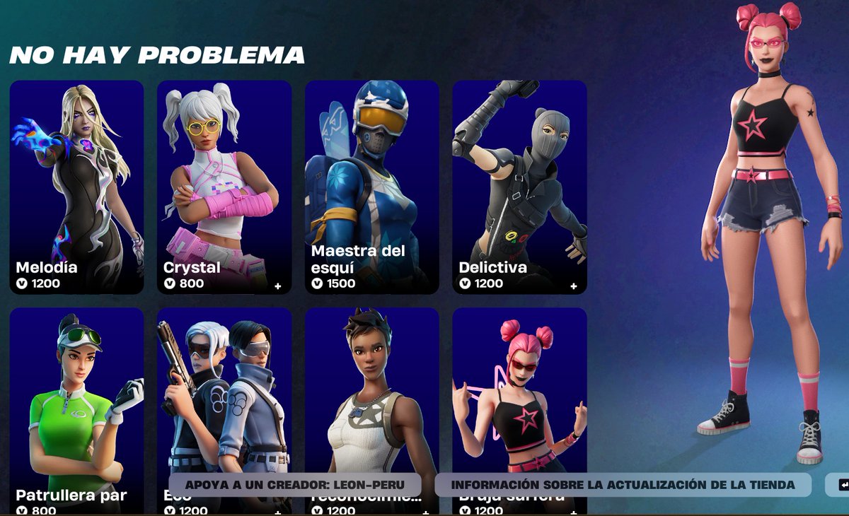 LeonPeruStore's tweet image. ⭐𝐅𝐎𝐑𝐓𝐍𝐈𝐓𝐄 𝐒𝐊𝐈𝐍 𝐕𝐈𝐀 𝐑𝐄𝐆𝐀𝐋𝐎 𝐒/ 𝟏.𝟓𝟎 Tienda 04/04‼️Los regalos de skin, mochilas, picos y otros que están en la tienda de FORTNITE. Yo te los envió vía regalo a tu cuenta a un bajo precio, dame privado !!