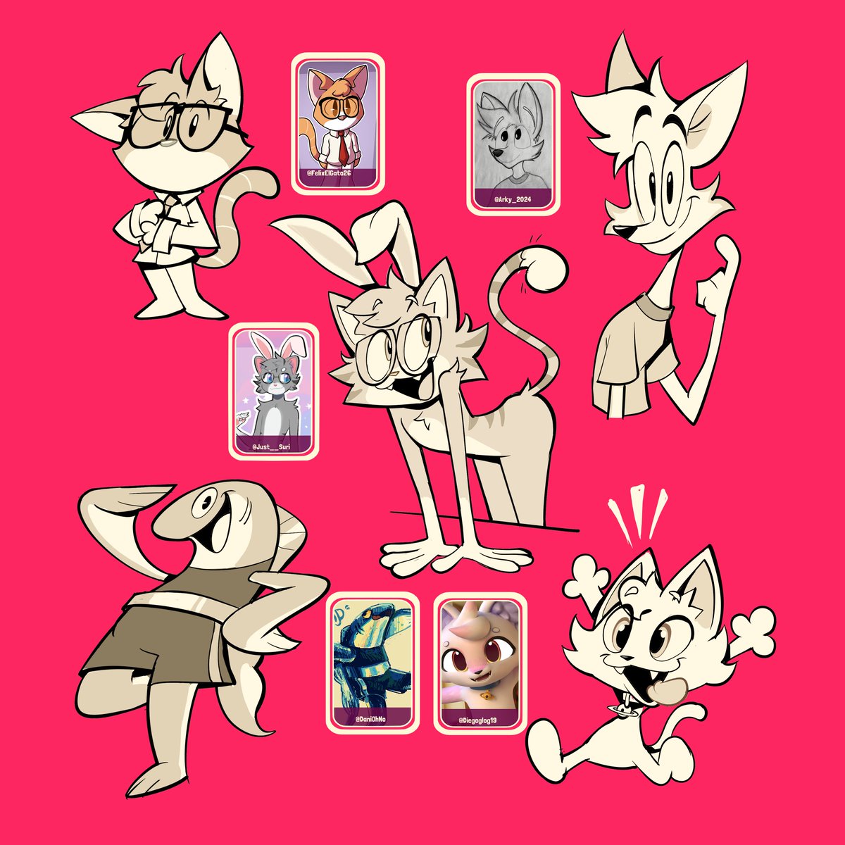 🃏AAAAND HERE ARE THE WINNERS OF THE OC CONTEST!! 🃏
Gracias a todos por participar en la dinámica durante el stream.