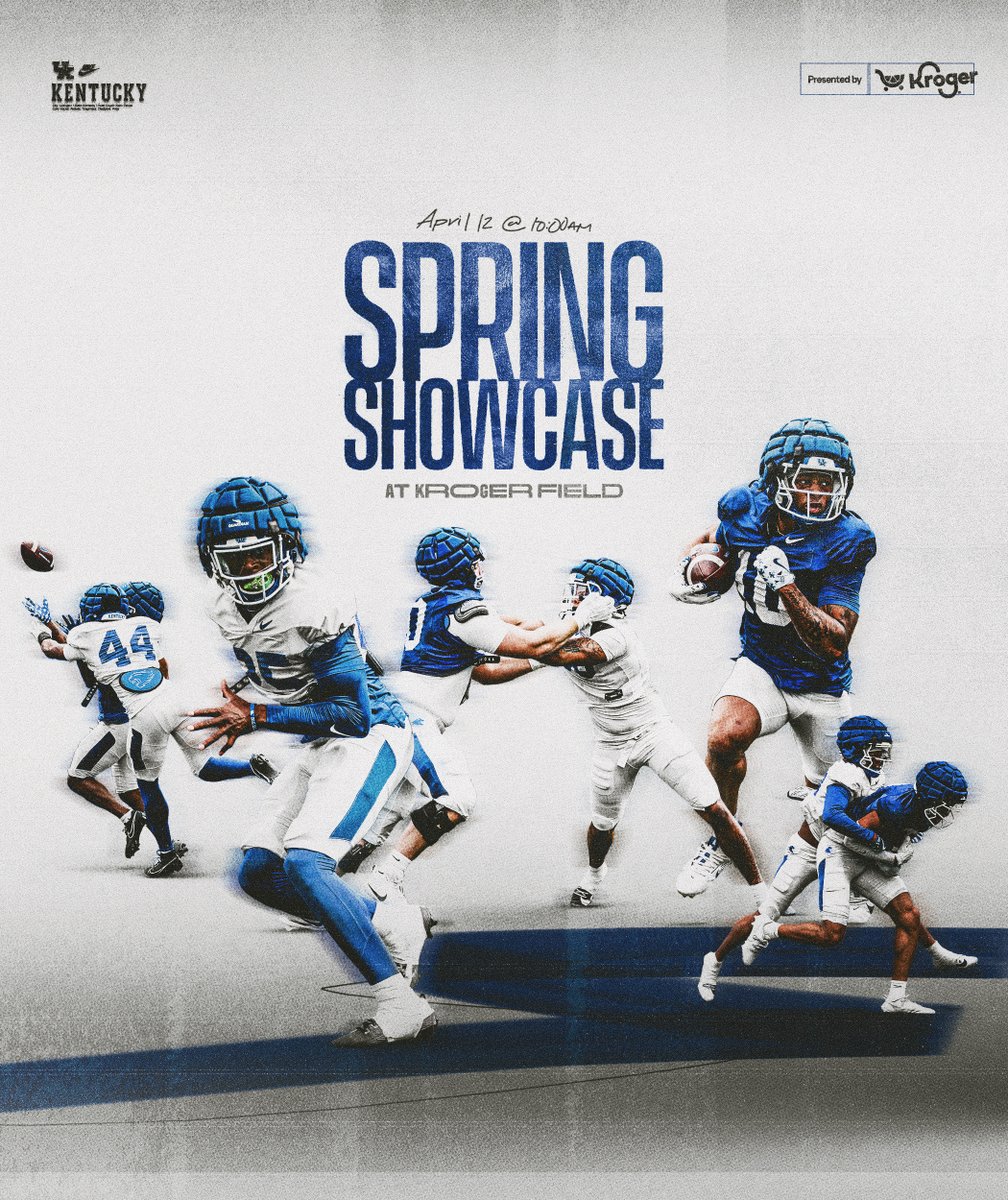 Mark your calendars, #BBN, the Spring Showcase is on April 12th at 10 a.m. ET in Kroger Field.

📰🔗 - ukathletics.com/news/2025/04/0…