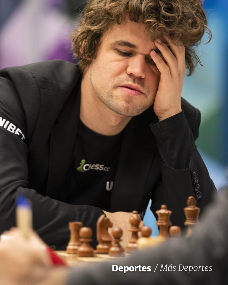 DiarioLibre's tweet photo. | #MásDeportes | Será la tercera vez que un Gran Maestro se enfrenta al mundo, y la primera ocasión bajo la modalidad ajedrez 960

🔗https://t.co/zvHWJkduFQ

#DiarioLibre #Noticias #Carlsen #DueloHistórico #Ajedrez960 #MagnusCarlsen https://t.co/s1u5ExtDkg