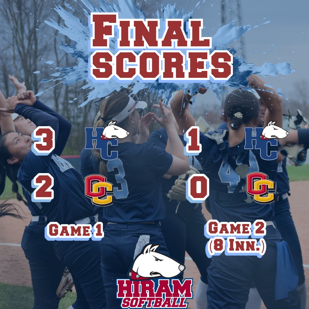 Hiram_Athletics's tweet photo. 💯4-FOR-4😍

@Hiram_SB and @Hiram_Baseball both pull off conference sweeps at home against Ohio Wesleyan and Oberlin. #RingIT https://t.co/Jwv2IUdrTO