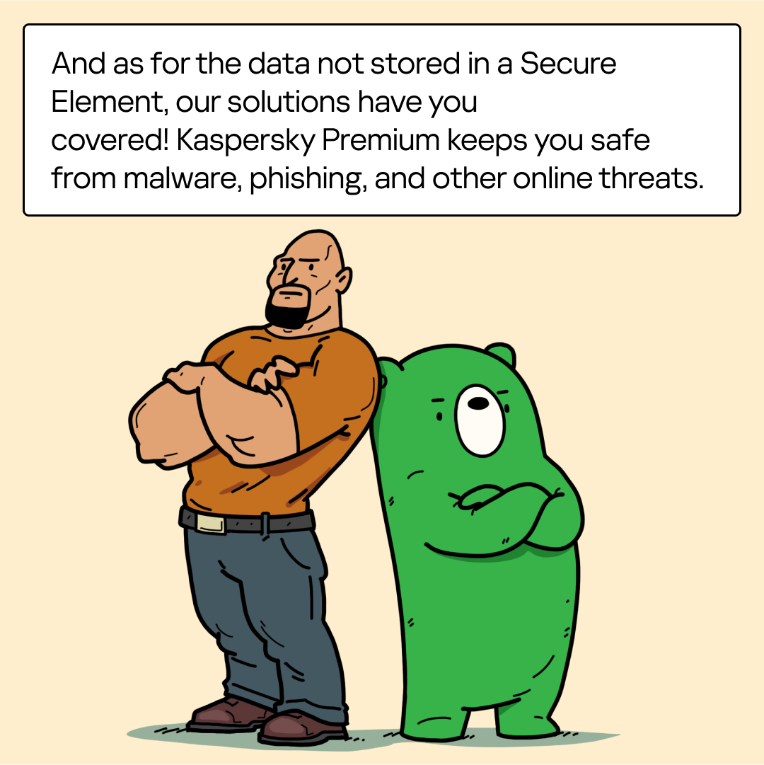kaspersky's tweet photo. Your most secure feature? 🔐 The Secure Element—a hacker-proof chip guarding payments, fingerprints, crypto keys &amp; more. Here’s why it’s a game-changer 🛡️

#CyberSecurity #Encryption #TechExplained #SecureElement https://t.co/DrJ3X87SD2
