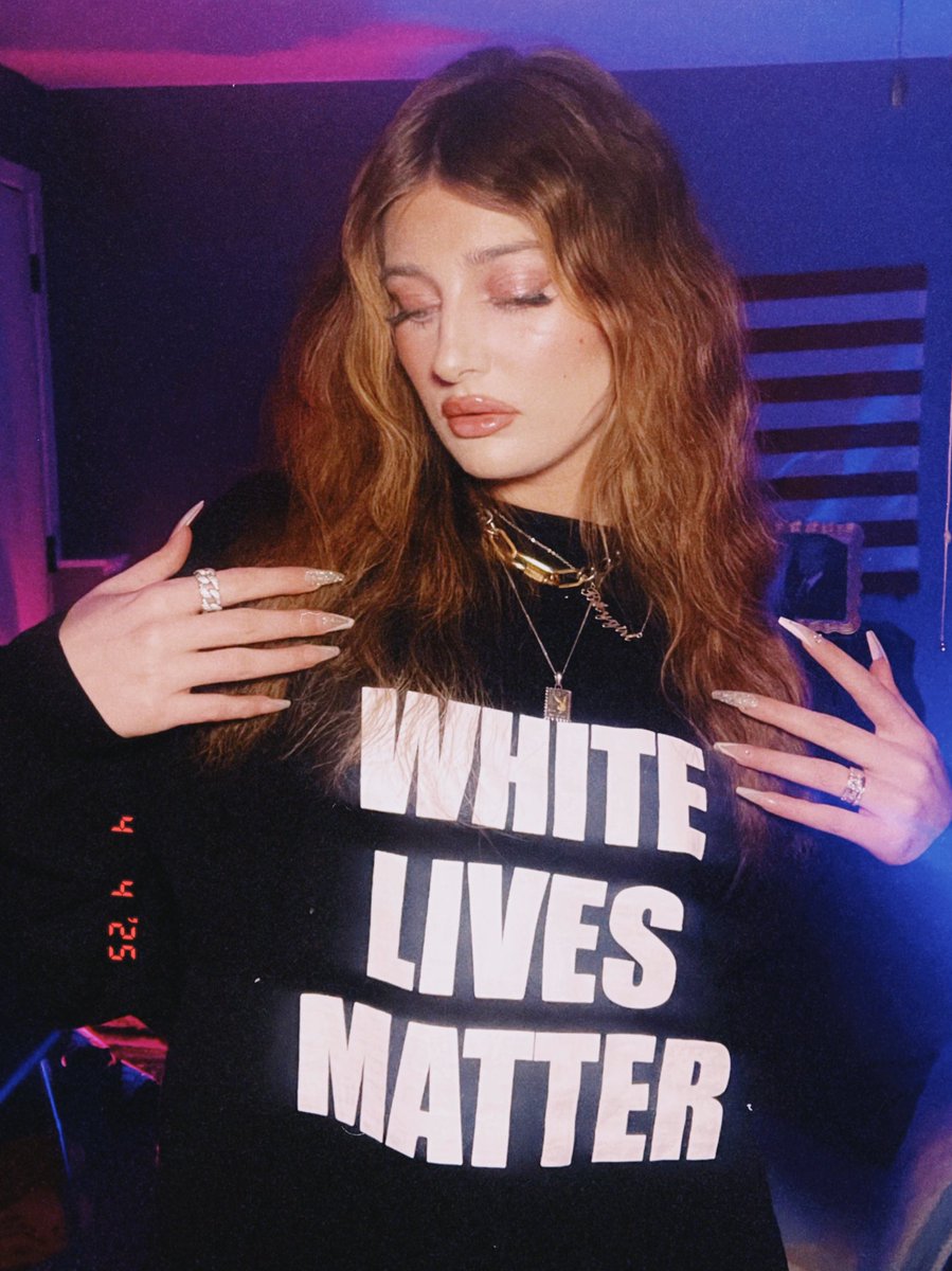 MissCherryPerez's tweet photo. White lives matter just as much as Black Lives Matter. 
God created all of us equally in His image. https://t.co/BZh2HI1CFY