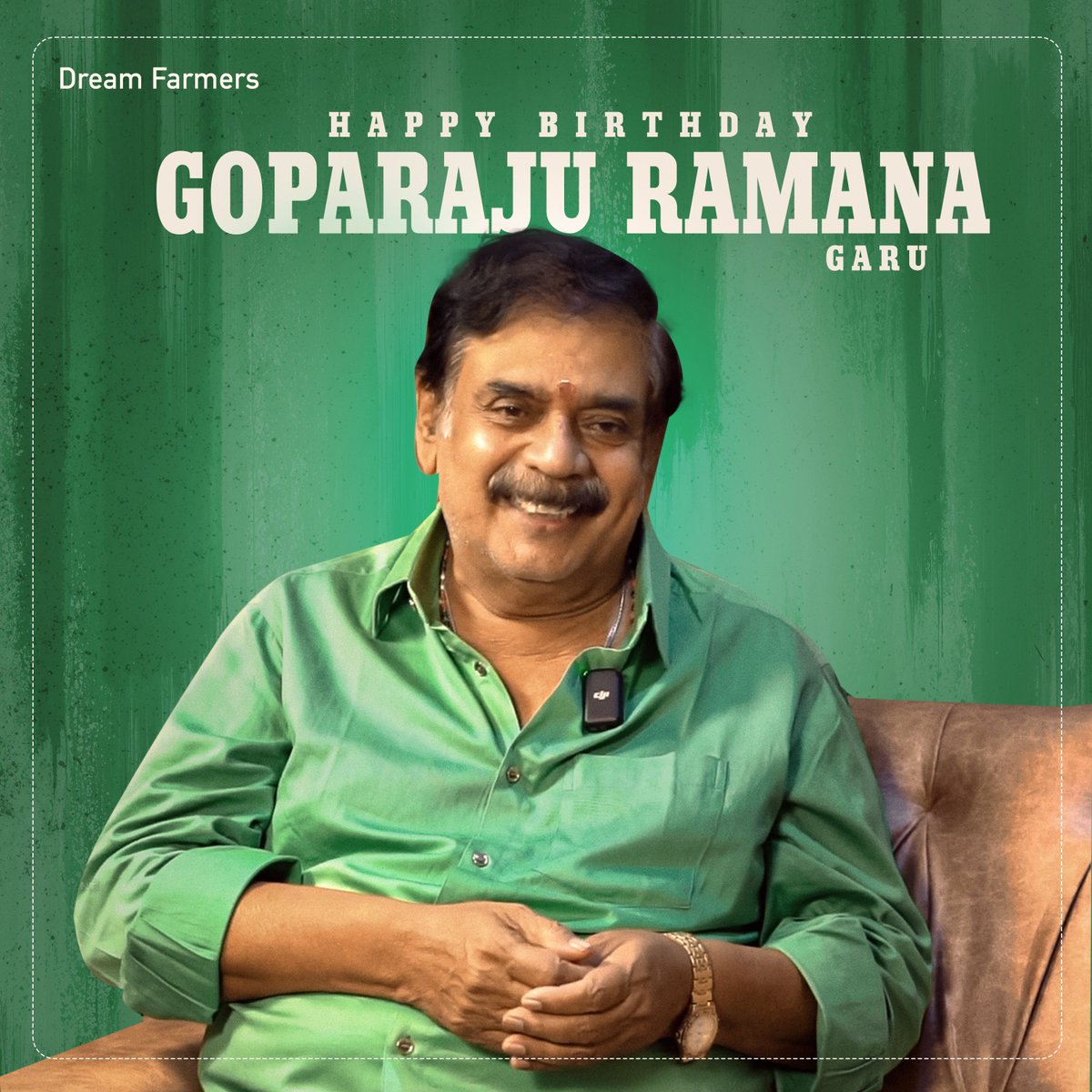 Wishing a very Happy Birthday to the versatile actor #GoparajuRamana garu🎉

May your year be filled with good health, happiness and amazing performances.

#HBDGoparajuRamana