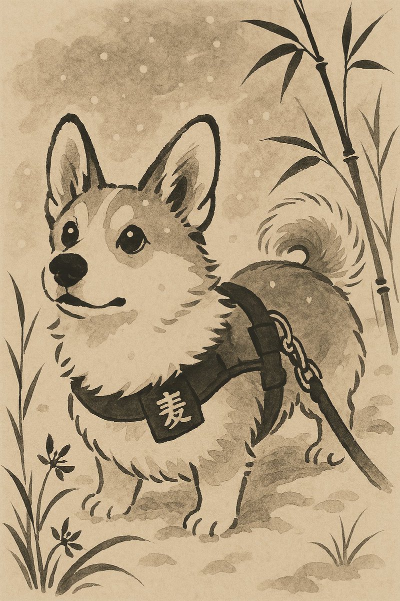 우리집 강아지를 동양화스타일로 바꿔보았다.
보리가 보리맥자로 바뀐게 킬포 🤣