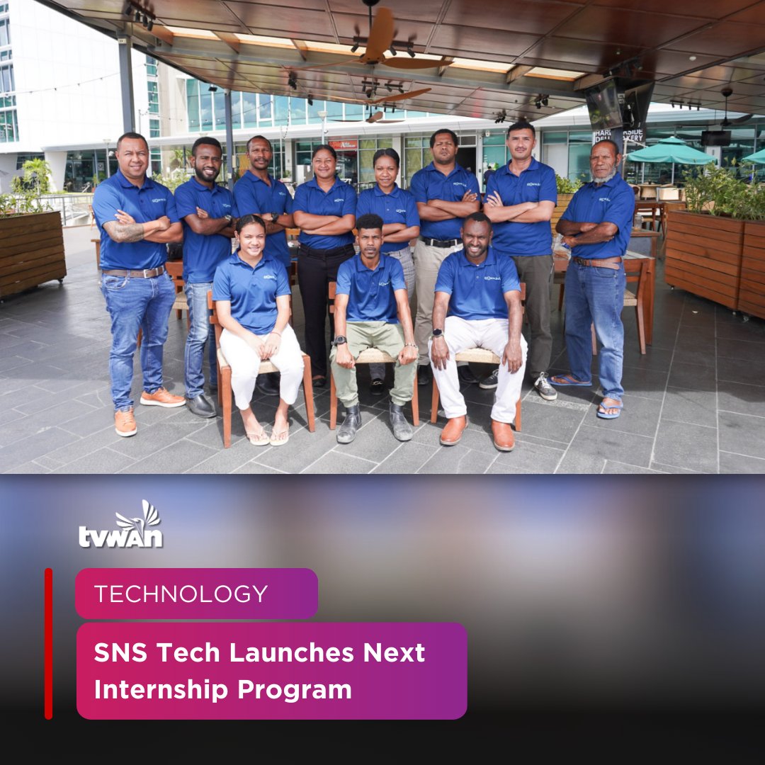 tvwanonline's tweet image. Read more: tvwan.com.pg/news/3877

#SNSTech #InternshipProgram #PapuaNewGuinea #TVWANNews