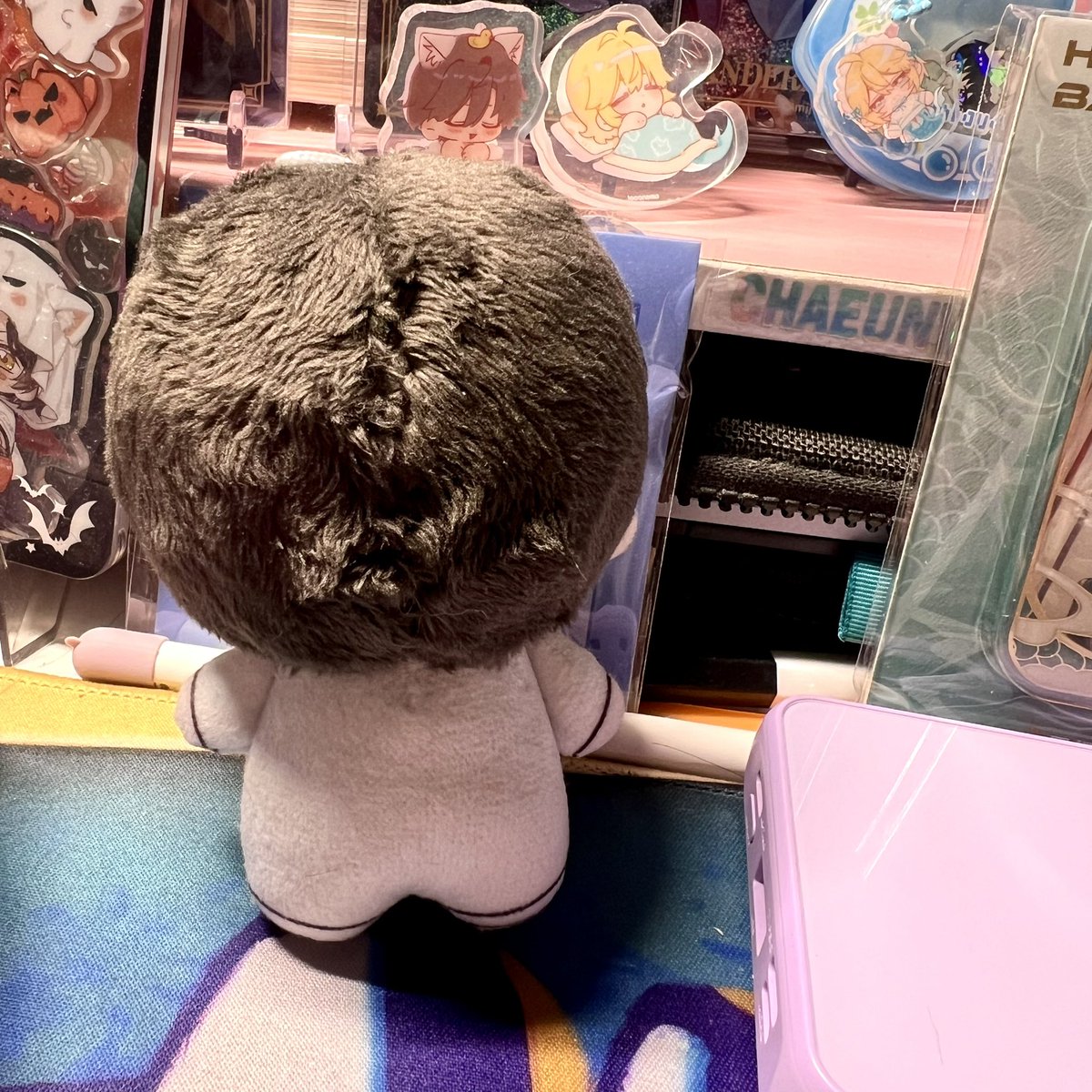 Jheedragon's tweet photo. 7cm印花体娃娃，发现和之前的10cm宝宝们一样大🤣...哎..斗篷工厂做错了.😭完全不对版.伤心娃娃还是不错的

#CHAEUNWOO #아스트로 #차은우 #车银优 #7cmdoll #7cm인형 #아이돌인형 #은우인형 #ชาอึนอู #チャウヌ #아스트로인형 https://t.co/IWg47C68wO