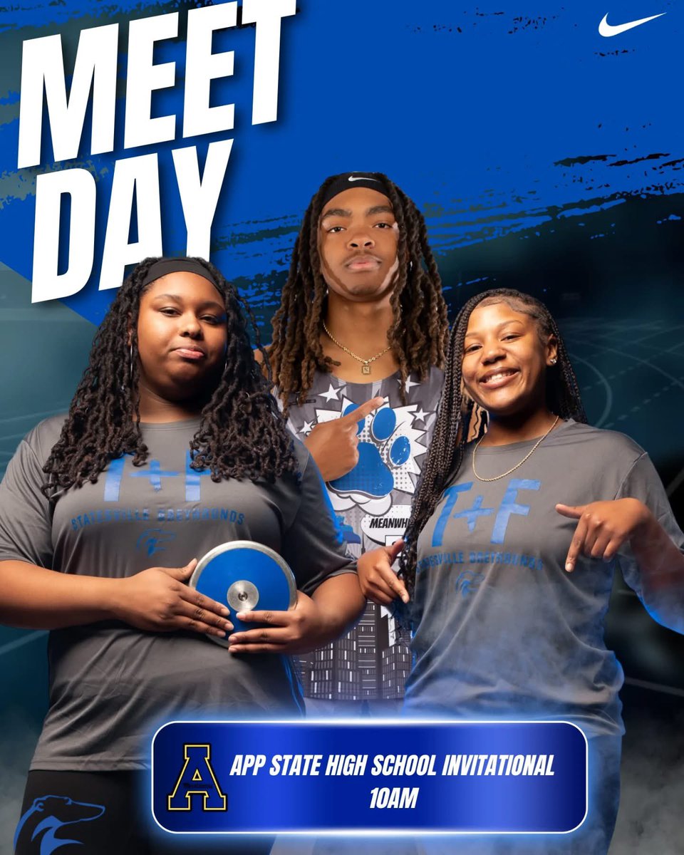 Taking the Hounds on the road today for the App State HS Invitational! Good luck Hounds!