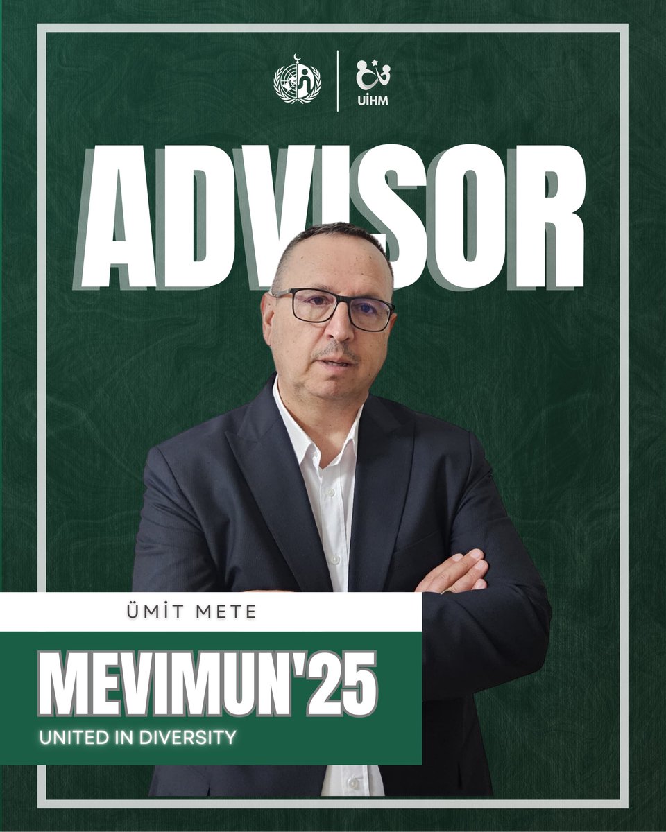 uihm_birlik's tweet photo. Proud to introduce the Founder, Chairperson, and Advisors Board of MeviMUN 2025 — the visionaries shaping the future of global dialogue and diplomacy!

@M_Hasanofficial @mizirakzekeriya @ahmtsahbaz 
#UİHM #UMNA #Mevimun25 https://t.co/wBZ3cq3Cjn