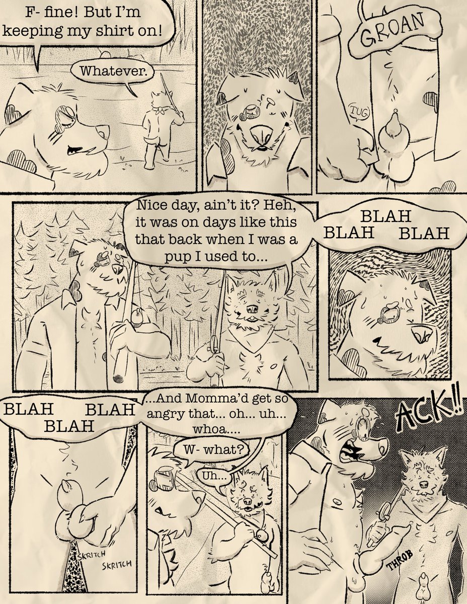 BaraGirk's tweet photo. Ezra and Buck Page 4

(Pages 5 and 6 coming eventually)

#furryart #nsfw https://t.co/y4Yjxd0DDI