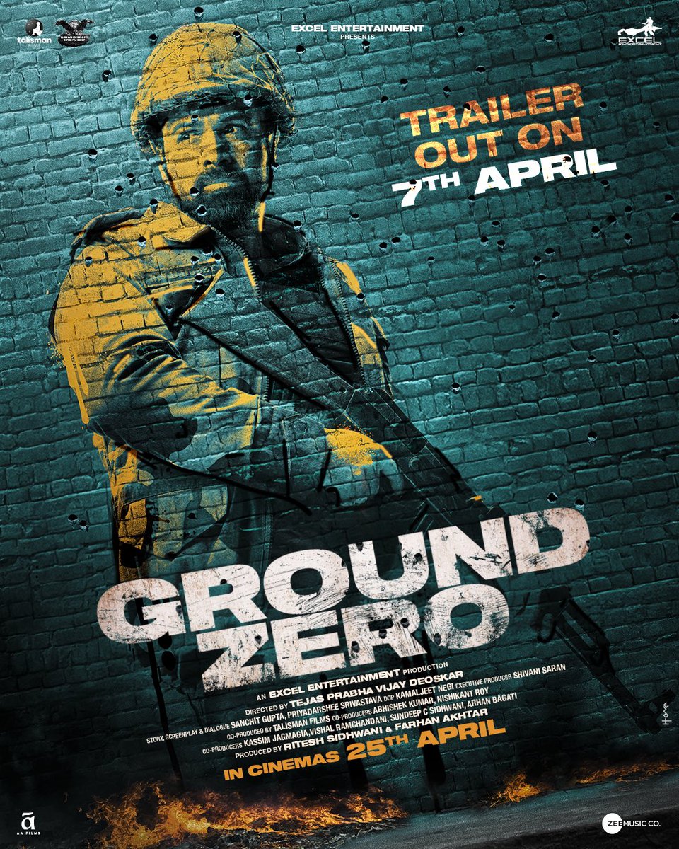 Ritesh Sidhwani (@ritesh_sid) on Twitter photo Uncover the hidden story behind one of India’s most dangerous missions. #GroundZero trailer out on 7th April. Stay tuned.
<a href="/emraanhashmi/">Emraan Hashmi</a> <a href="/SaieTamhankar/">Sai</a> <a href="/zyhssn/">Zoya Hussain</a> <a href="/tejasdeoskar/">Tejas Prabha Vijay Deoskar 🇮🇳</a> <a href="/FarOutAkhtar/">Farhan Akhtar</a> <a href="/sanchit421/">Sanchit Gupta</a> <a href="/iampriyadarshee/">Priyadarshee</a> <a href="/J10kassim/">Kassim Jagmagia</a> <a href="/vishalrr/">Vishal Ramchandani</a> #SundeepSidhwani <a href="/Sheksabhi/">Abhishek kumar</a> <a href="/Roynishikant/">Nishikant Roy</a> Uncover the hidden story behind one of India’s most dangerous missions. #GroundZero trailer out on 7th April. Stay tuned.
<a href="/emraanhashmi/">Emraan Hashmi</a> <a href="/SaieTamhankar/">Sai</a> <a href="/zyhssn/">Zoya Hussain</a> <a href="/tejasdeoskar/">Tejas Prabha Vijay Deoskar 🇮🇳</a> <a href="/FarOutAkhtar/">Farhan Akhtar</a> <a href="/sanchit421/">Sanchit Gupta</a> <a href="/iampriyadarshee/">Priyadarshee</a> <a href="/J10kassim/">Kassim Jagmagia</a> <a href="/vishalrr/">Vishal Ramchandani</a> #SundeepSidhwani <a href="/Sheksabhi/">Abhishek kumar</a> <a href="/Roynishikant/">Nishikant Roy</a>