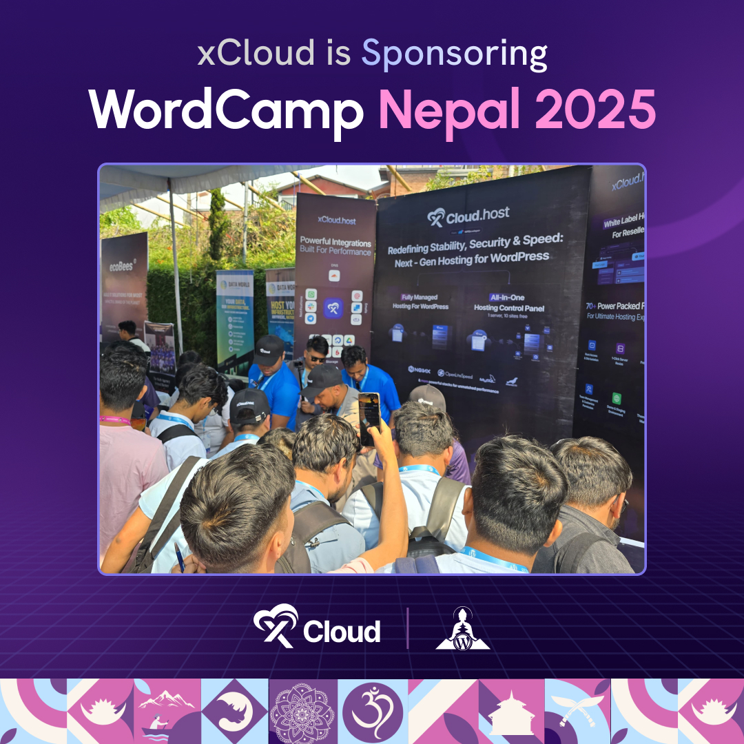 xCloud_host's tweet photo. ๐ฅณ We're overwhelmed to see the #xCloudHosting booth full of well-wishers, valued users & interested customers, and WordPress enthusiasts at the @WordCampNP '25 today.
Join us for fun games, cool swags & a chance to WIN AirPods!
๐ Winners will announced soon โ stay tuned. https://t.co/UMntZE58jq