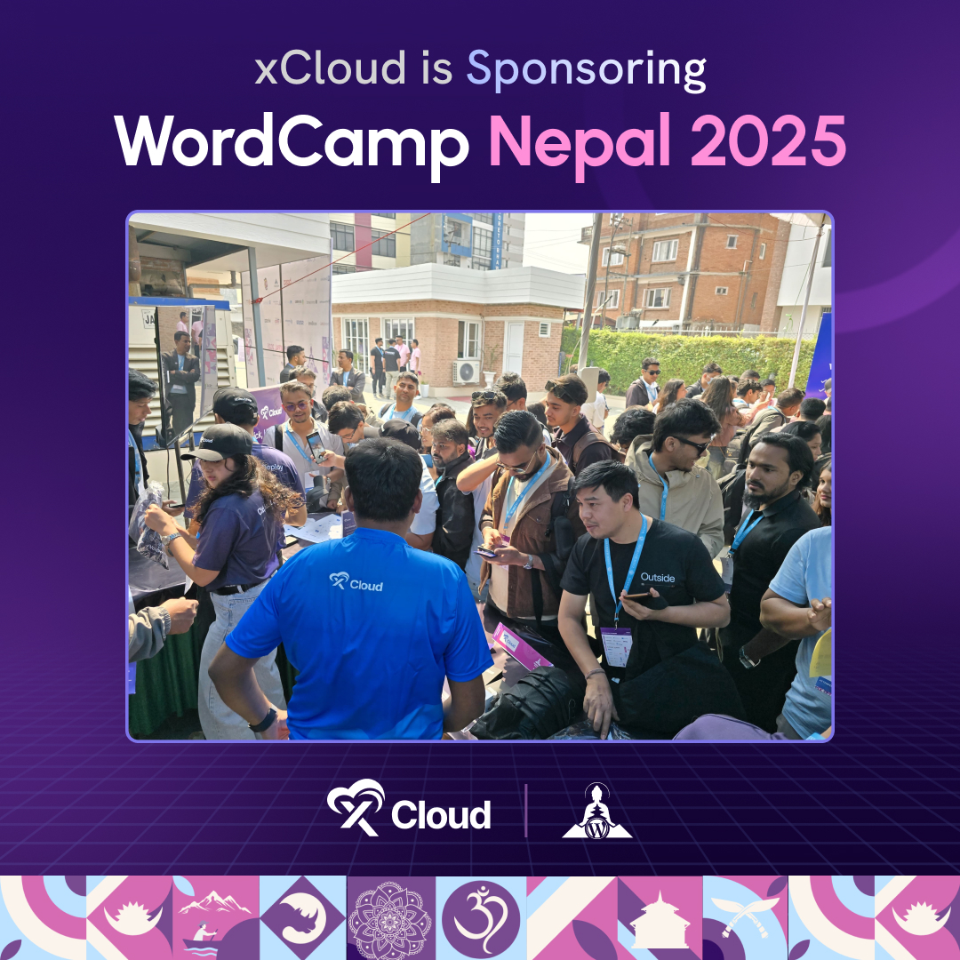 xCloud_host's tweet photo. ๐ฅณ We're overwhelmed to see the #xCloudHosting booth full of well-wishers, valued users & interested customers, and WordPress enthusiasts at the @WordCampNP '25 today.
Join us for fun games, cool swags & a chance to WIN AirPods!
๐ Winners will announced soon โ stay tuned. https://t.co/UMntZE58jq