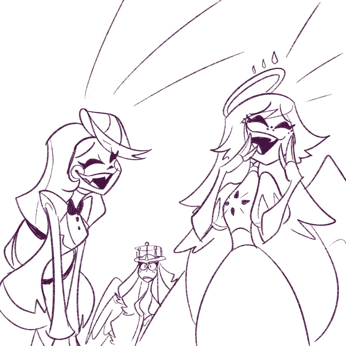 Ooooh, she said a bad word!! :V
#HazbinHotel