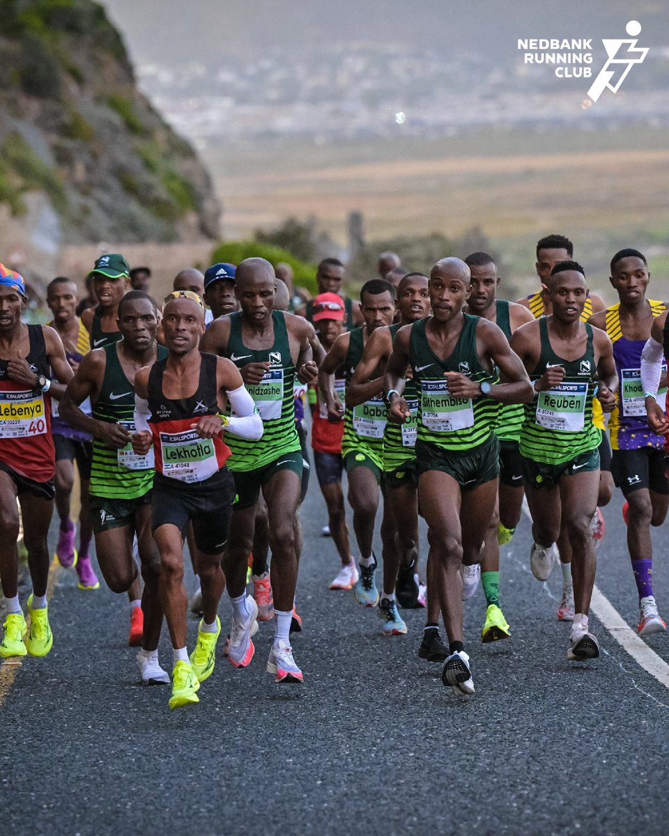 nedbanksport's tweet image. 👟 💚 Our Nedbank Running Club athletes are pushing hard in the @2OceansMarathon. #MoreThanAClub #TTOM2025