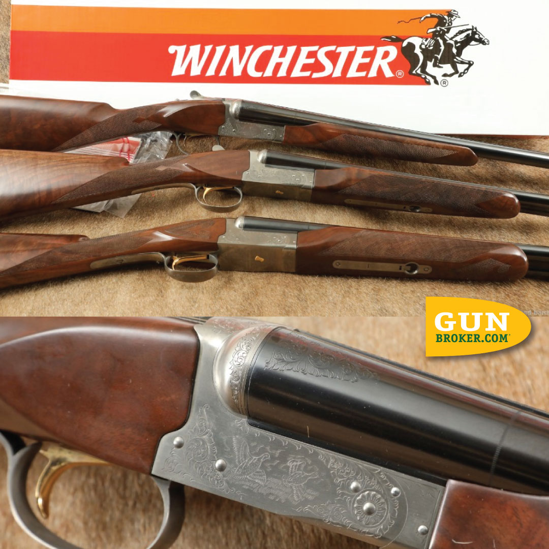 GunBroker's tweet photo. Winchester Model 23 Golden Quail set in 12, 20 & 28 Gauge
https://t.co/H6XFKg2F3p
#GunBroker #12ga #20ga #28ga #Winchester23 https://t.co/JByuGyfWMg