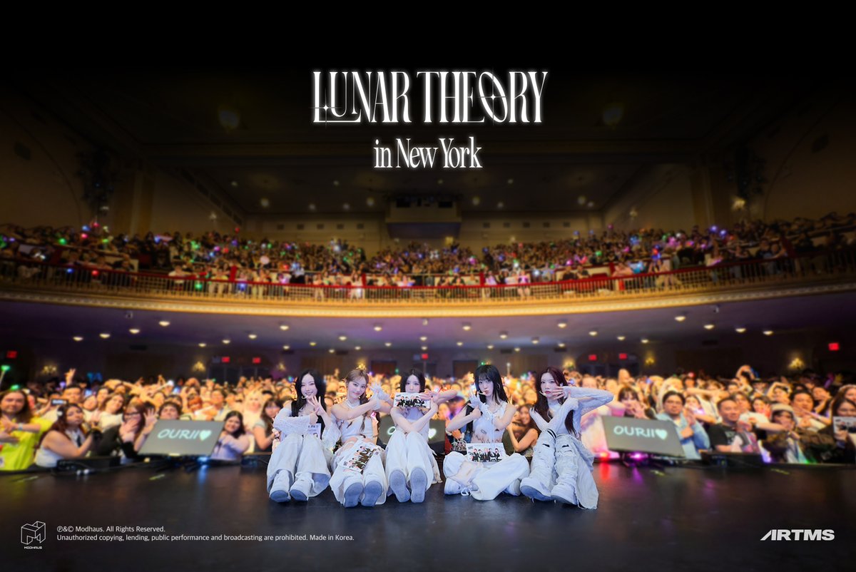 official_artms's tweet photo. Lunar Theory in New York, 영화 같은 밤이었어요. 🗽🌃
OURII와 함께라서 모든 순간이 반짝였어요. 🎞️
곧 다시 만날 수 있길 바라요! 💌

Lunar Theory in New York, it felt like a movie. 🗽🌃
Every second with OURII sparkled like a dream. 🎞️
Hope we meet again real soon! 💌

#ARTMS #아르테미스 #OURII
#Lunar_Theory