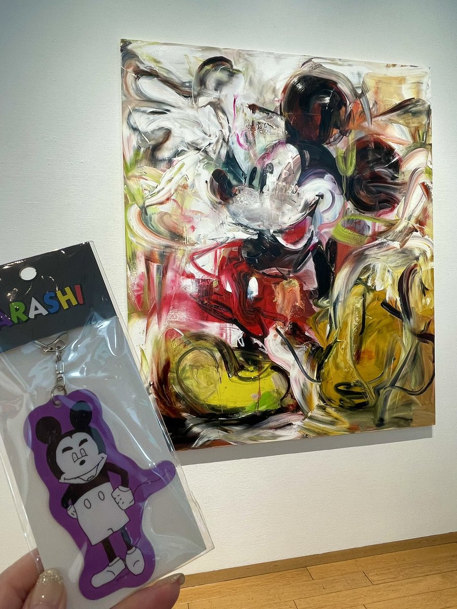 井田幸昌さんの作品展へ 独特の筆のタッチがお馴染みのキャラクター達