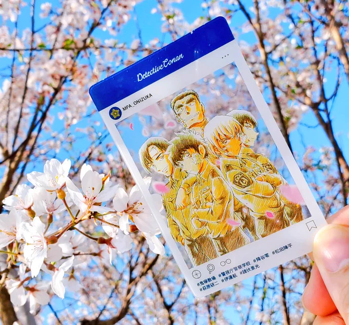 毎年桜が咲く頃、彼らのことを思い出す…
桜の花弁は、五枚で一つ…🌸
 #名探偵コナン
 #警察学校組 