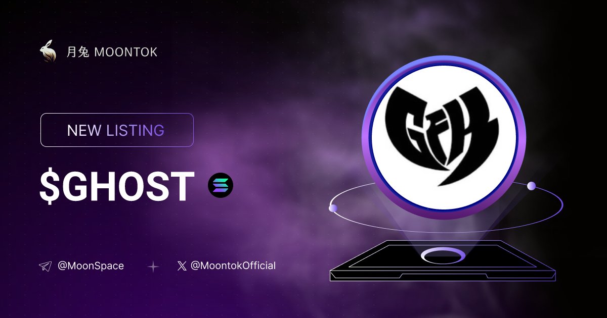 MoontokListing's tweet photo. ⚡ 月兔雷霆 - Moontok Xpress

Ghost Face Killah ( $GHOST )
https://t.co/t0Snhh01A1

APj3okdJ8ywk4JWZsnRa2zu6vuN7mQ7XgZTbNSQ2oE3h

LIQ: $63,778 | MC: $787,565

#altcoin #memecoins @GhostfaceKillah @moontokofficial https://t.co/TK8GcU001N