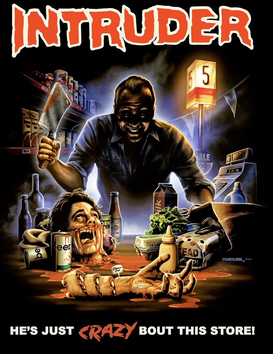 gialloclub's tweet image. It’s #TheLastDriveIn time on @shudder! Slasher double feature with INTRUDER (1989) and IN A VIOLENT NATURE (2024). Hi @therealjoebob. Hi @kinky_horror. Hi Ernie!