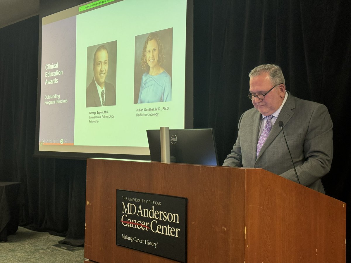 Denise De la Cruz, Ed.D. (@yogagirldd) on Twitter photo 🥳 BIG CONGRATS ✨to our <a href="/JillGunther/">Jillian Gunther</a> who was a recipient of the <a href="/MDAndersonNews/">MD Anderson Cancer Center</a> Clinical Education Outstanding Program Director Award today! 🤩🎉 So well-deserved!! ☢️ <a href="/ACKoongMDPhD/">Albert Koong, MD PhD</a> <a href="/PrajnanDasMD/">Prajnan Das, MD, MS, MPH</a> <a href="/ChelseaPinnix/">Chelsea C Pinnix MD PhD</a> 🥳 BIG CONGRATS ✨to our <a href="/JillGunther/">Jillian Gunther</a> who was a recipient of the <a href="/MDAndersonNews/">MD Anderson Cancer Center</a> Clinical Education Outstanding Program Director Award today! 🤩🎉 So well-deserved!! ☢️ <a href="/ACKoongMDPhD/">Albert Koong, MD PhD</a> <a href="/PrajnanDasMD/">Prajnan Das, MD, MS, MPH</a> <a href="/ChelseaPinnix/">Chelsea C Pinnix MD PhD</a>