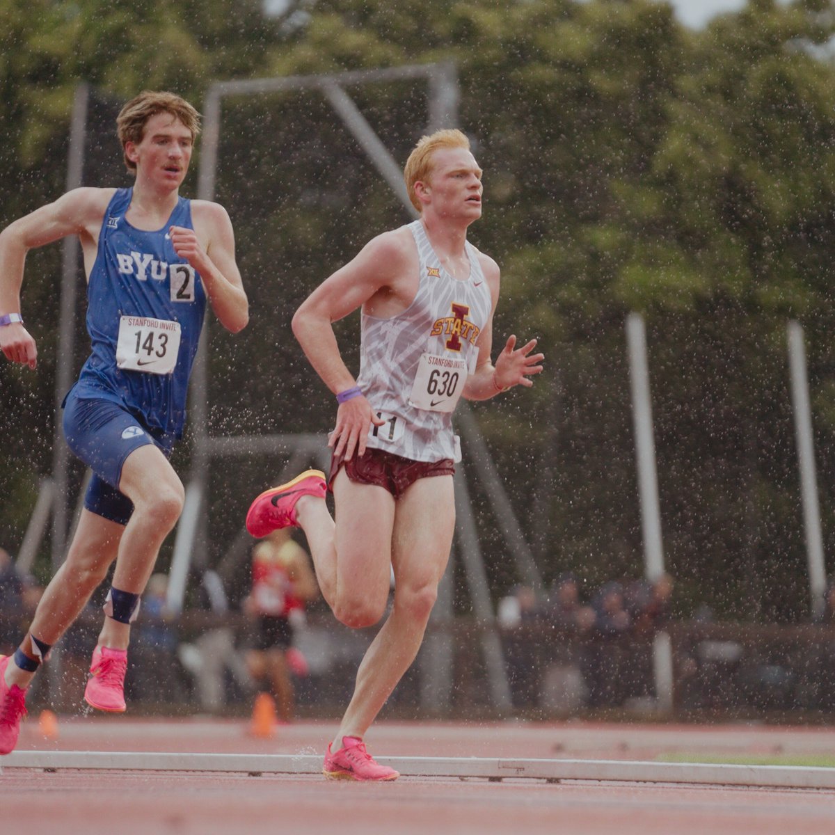 Moving up.

Quinton Orr hits a 3K steeplechase PR of 8:39.90 to now rank seventh in Iowa State history. Q places eighth in the invitational section at Stanford.

#CycloneSZN