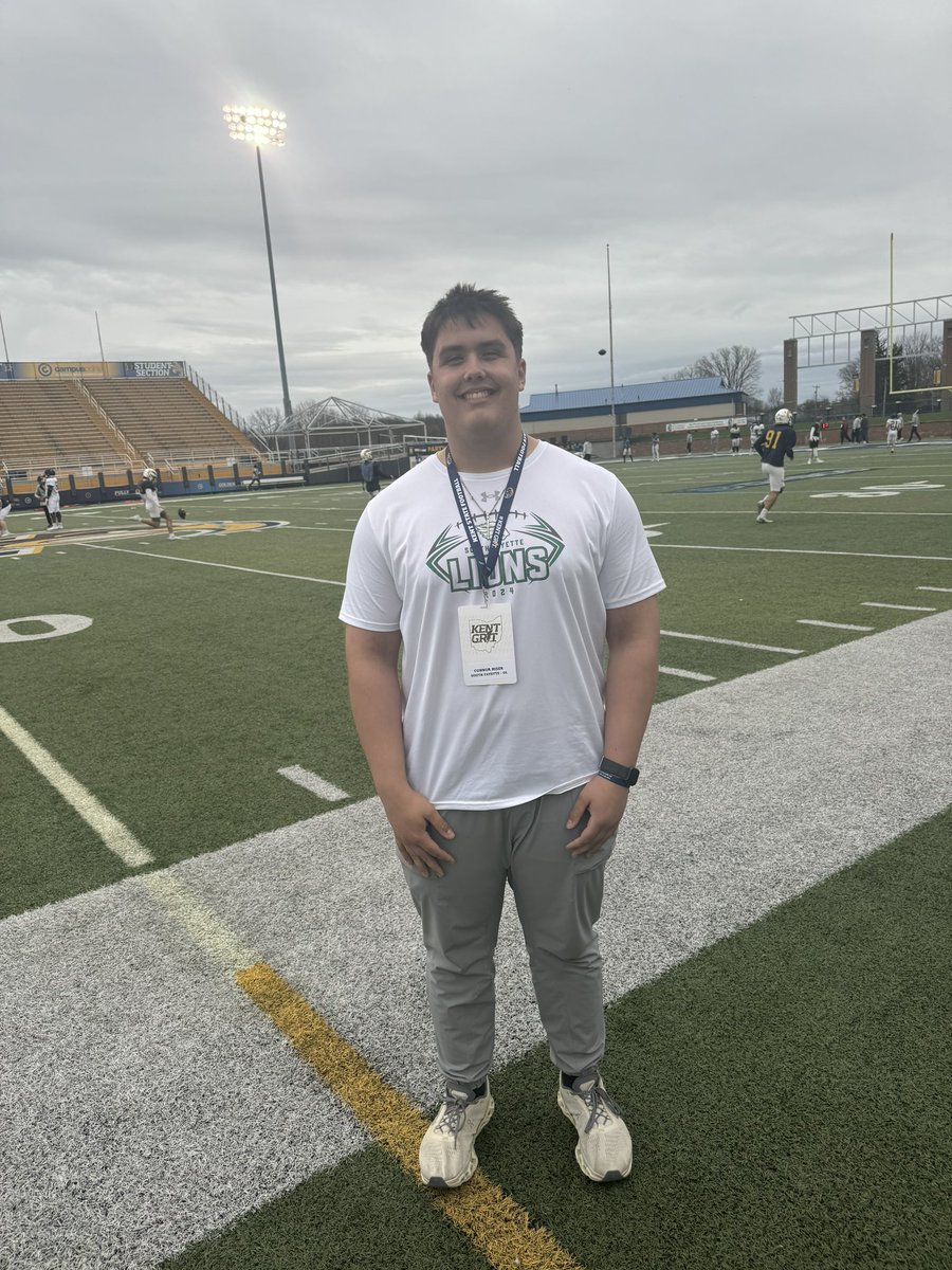 Connor Hiser (@connor_hiser51) on Twitter photo Had a great visit <a href="/KentStFootball/">Kent State Football</a> today! Loved meeting the staff and seeing an exciting practice! Thanks to all of the coaches.
<a href="/Angelmatute_17/">Angel Matute</a> <a href="/TreyKingDPP/">Trey King</a> <a href="/CoachSnyder45/">Kevin Snyder</a> <a href="/7Twice/">Cøåċħ B¥røn’s $0.02</a> <a href="/SFLionsFB/">South Fayette Football</a> Had a great visit <a href="/KentStFootball/">Kent State Football</a> today! Loved meeting the staff and seeing an exciting practice! Thanks to all of the coaches.
<a href="/Angelmatute_17/">Angel Matute</a> <a href="/TreyKingDPP/">Trey King</a> <a href="/CoachSnyder45/">Kevin Snyder</a> <a href="/7Twice/">Cøåċħ B¥røn’s $0.02</a> <a href="/SFLionsFB/">South Fayette Football</a>
