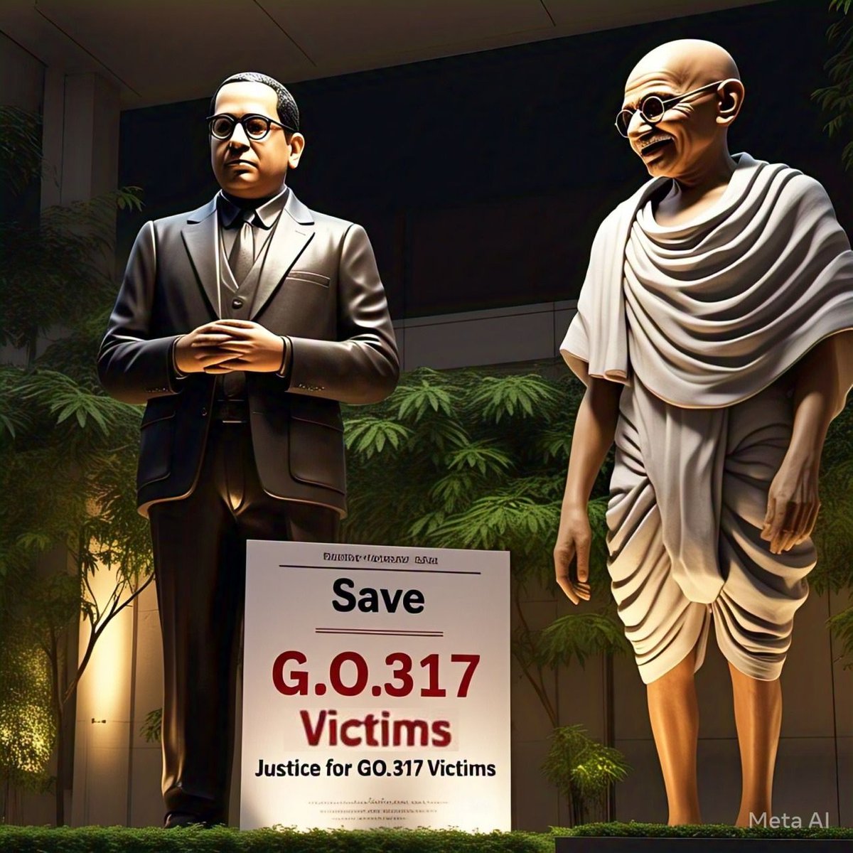 GO317Victims's tweet photo. ✅ G.O.317 Violated Article 371(D)
✅ save Unemployees
✅ save Employees
✅ save Indian Constitution
✅ Justice for G.O.317 Victims
#GO317
#justicedelayedisjusticedenied
#saveunemployees
#saveemployees
#IndianConstitution
#saveConstitution
#DrBRAmbedkar
#MahtamaGandhi
#saveGO317Victims
#saveLocalstatus
#Rightsoflocalpeople
#Telangana
@rashtrapatibhvn @narendramodi @PMOIndia @Jishnu_Devvarma @TelanganaCMO @CPRO_TGCM @TGCMOUnofficial @DigitalMediaTG @TPCCMEDIA_COMM @RahulGandhi @priyankagandhi @kcvenugopalmp @MNatarajanINC @revanth_anumula @Bhatti_Mallu @UttamINC @jeevanreddyMLC
@DamodarCilarapu @OffDSB
@Ponnam_INC @iamkondasurekha @meeseethakka
@bandisanjay_bjp
@kishanreddybjp @jeevanreddyMLC
@ProfKodandaram @TeenmarMallanna @PayalShanker_ @MalkaKomaraiah @AnjiReddy_BJP @BRSHarish @KTRBRS @KCRBRSPresident
@BJP4Telangana @BJP4India @Congress4TS @INCIndia @AapannaHastham @BRSparty