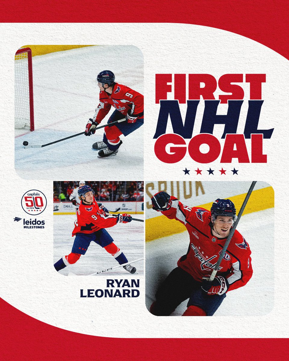 Capitals's tweet photo. THE FIRST OF MANY FOR YOU, LENO

#ALLCAPS | @LeidosInc https://t.co/korYGlOVN5