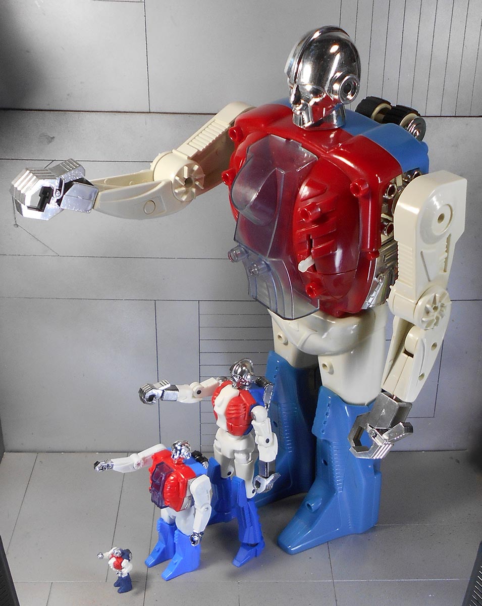 おそよます 段差のバランスがいまいちな 光ロボット万年 #ミクロマン