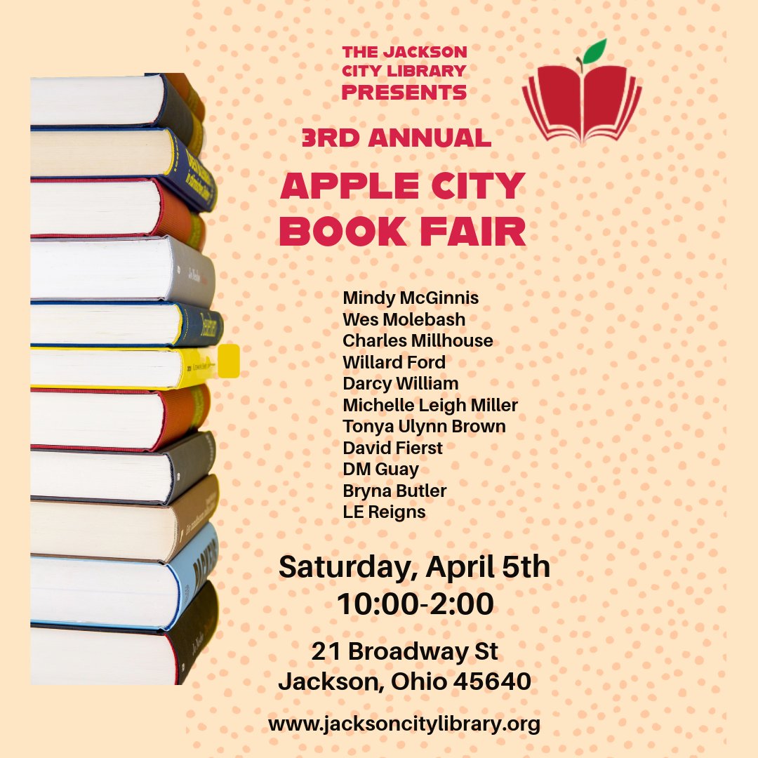 All right, ghouls.
I'm all packed up and ready for the Apple City Book Fair tomorrow. It will likely be a low key event in a small Ohio library, so if you're anywhere near Jackson, Ohio, pop on by to say "AAAAAHHHHH!!!!!"