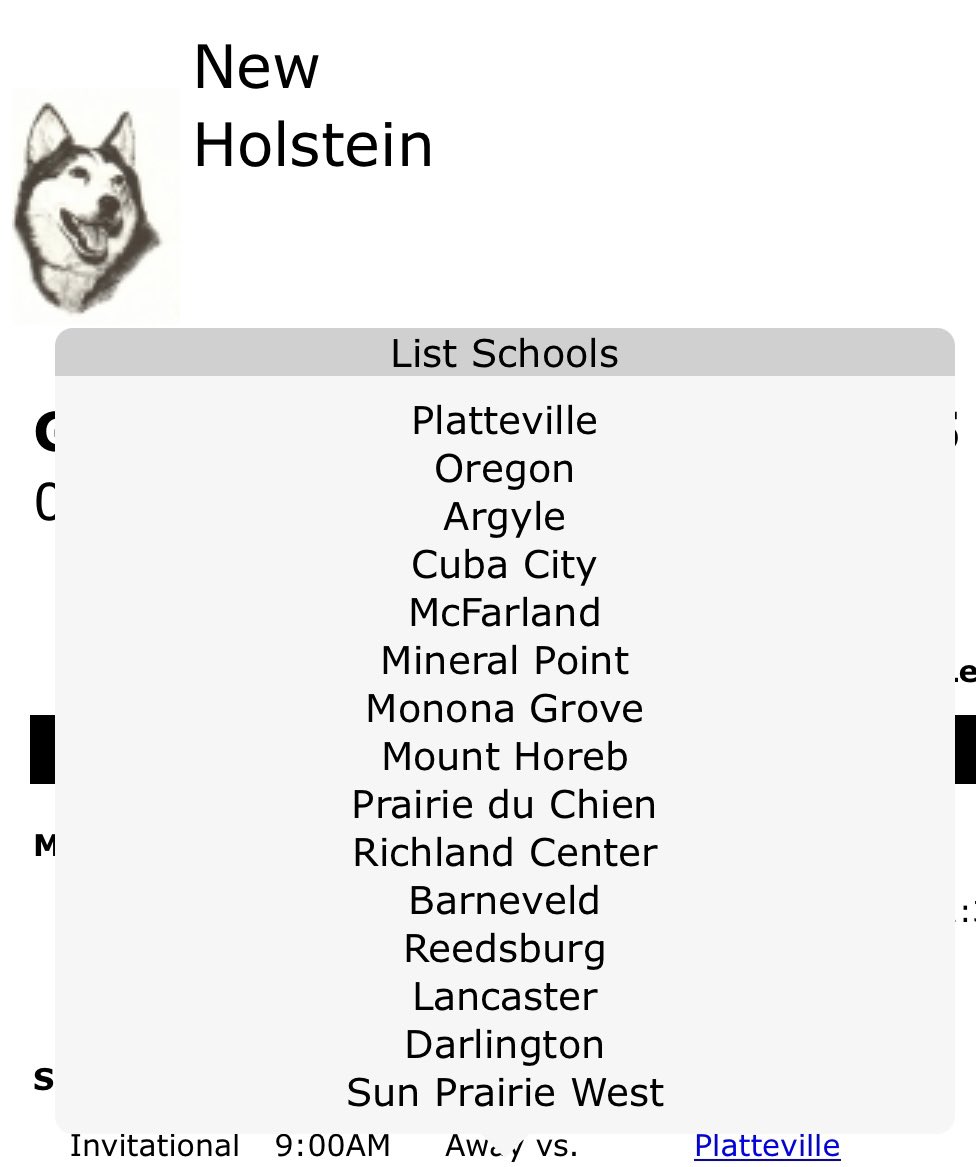 Our early season Invite at Platteville features these teams. Great challenge early on. Can’t wait for this event! #HuskyGolf #WIHSGolf